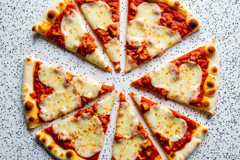 Served Pizza