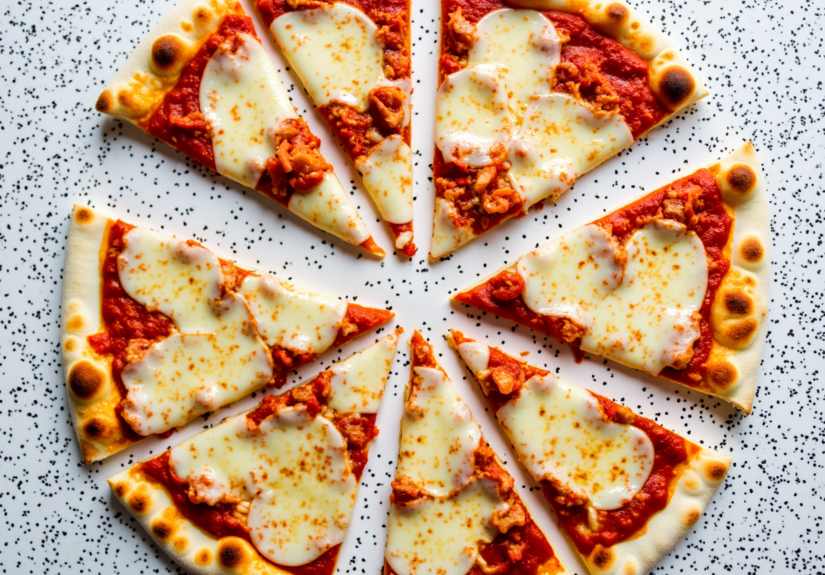 Served Pizza